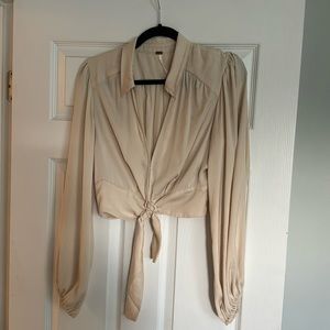 Free People Long Sleeve Crop